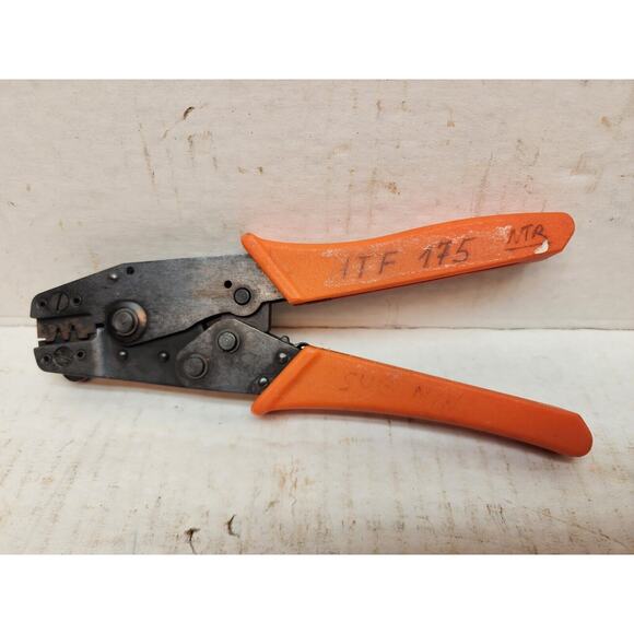 Rare hard to find Thomas & Betts Shure Stake ratchet Manual Crimp Tool - Picture 4 of 7